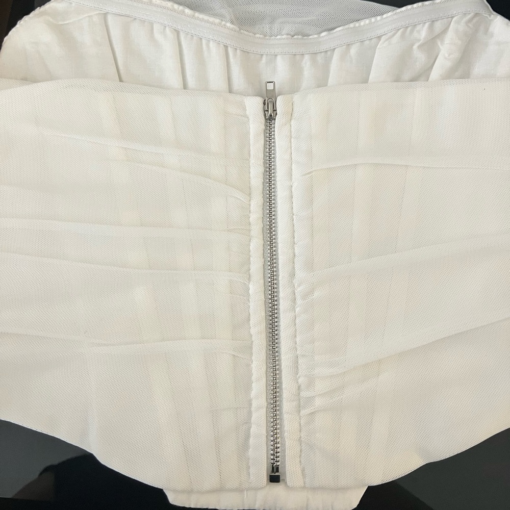 NEW Chiffon Boned Strapless Angled Corset Top - Picture 11 of 12